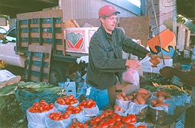  [photo, Baltimore Farmers' Market, Holliday St. and Saratoga St., Baltimore, Maryland]